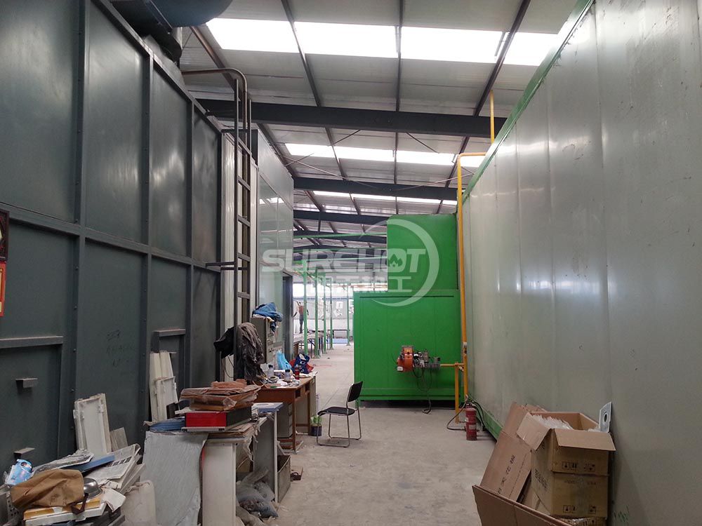 北京平谷烤漆廠 2臺(tái)450KW烤漆流水線燃燒器